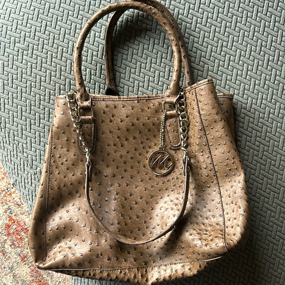 Hobo - faux ostrich bag